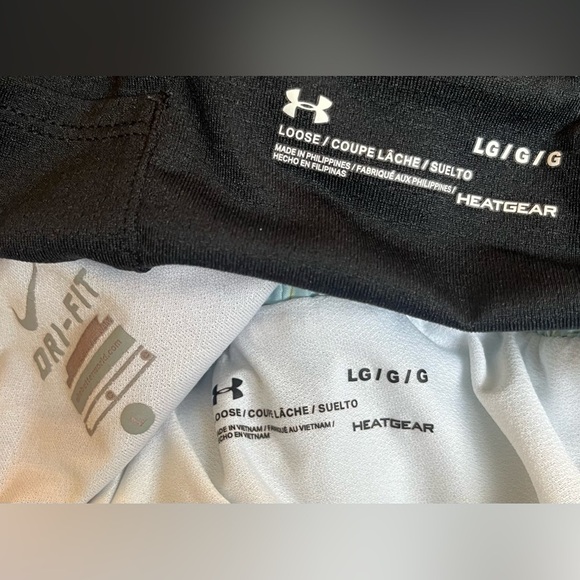 Nike & under Armour Womens shorts bundle 3 pairs Sz large - Picture 9 of 9